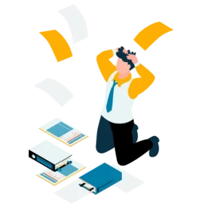 Illustration of skill gaps in project management.